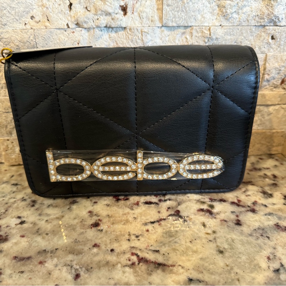 Bebe zaza flap crossbody